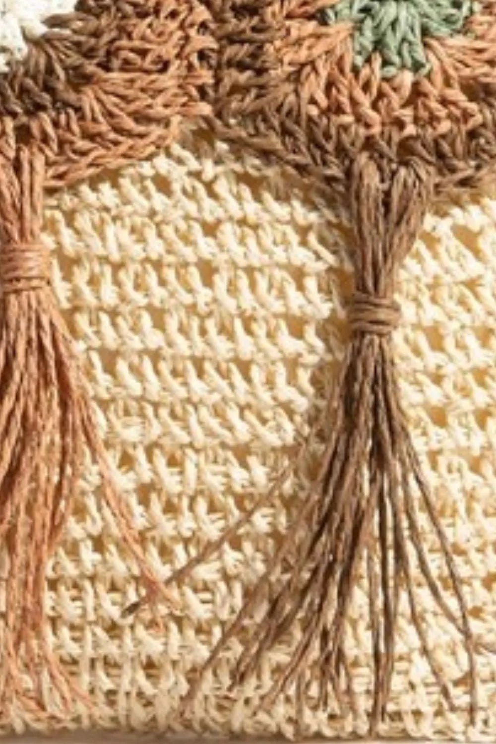 Fame Intricate Tassel Braided Crossbody Bag - Trendy Accessories in Tan for Women | The802Gypsy