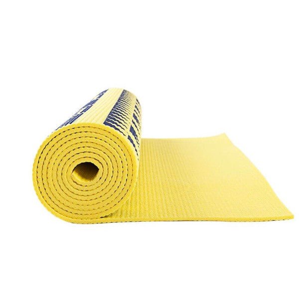 Jupiter Gear Maji Sports Printed PVC Yoga Mat - Trendy Accessories in Yellow for Women | The802Gypsy