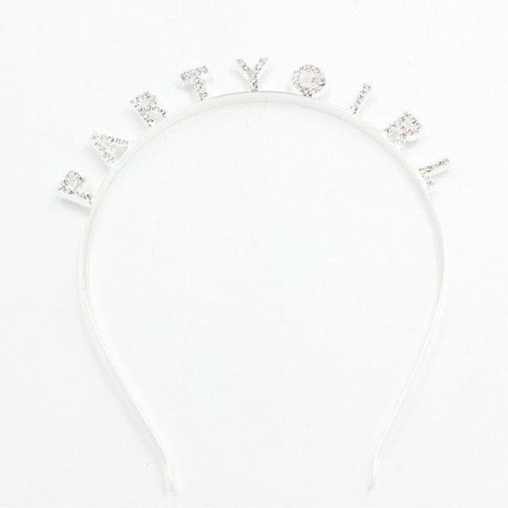 Party Girl Rhinestone Headband - Trendy Accessories/Hair in SILVER for Women | The802Gypsy