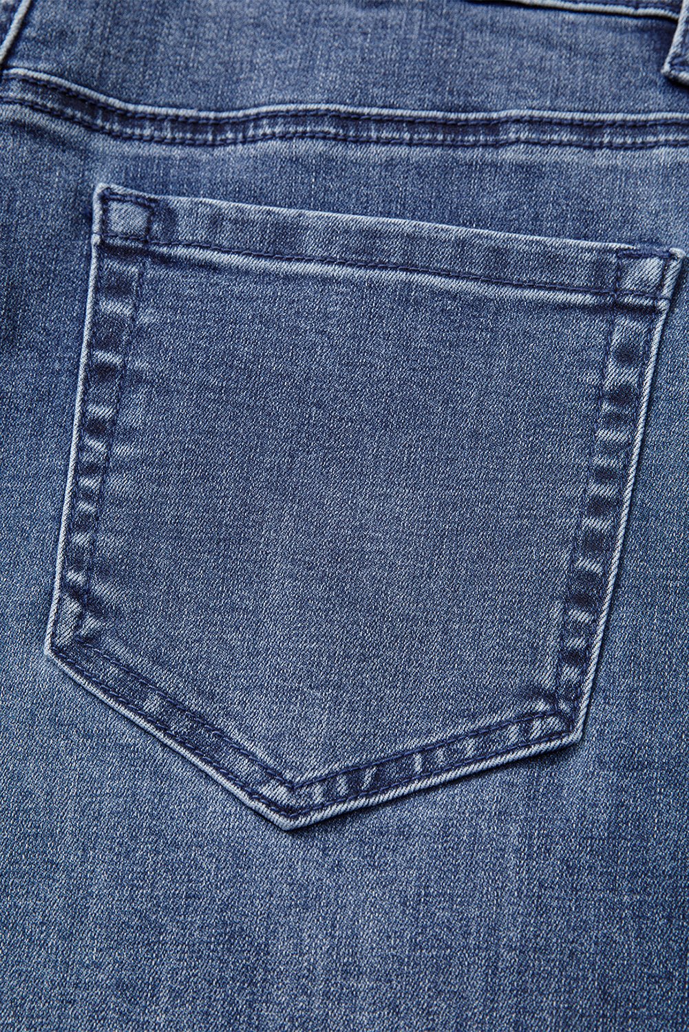 Dirty Blue Retro High Waist Bell Bottom Jeans - Trendy Bottoms/Jeans in Dirty blue for Women | The802Gypsy