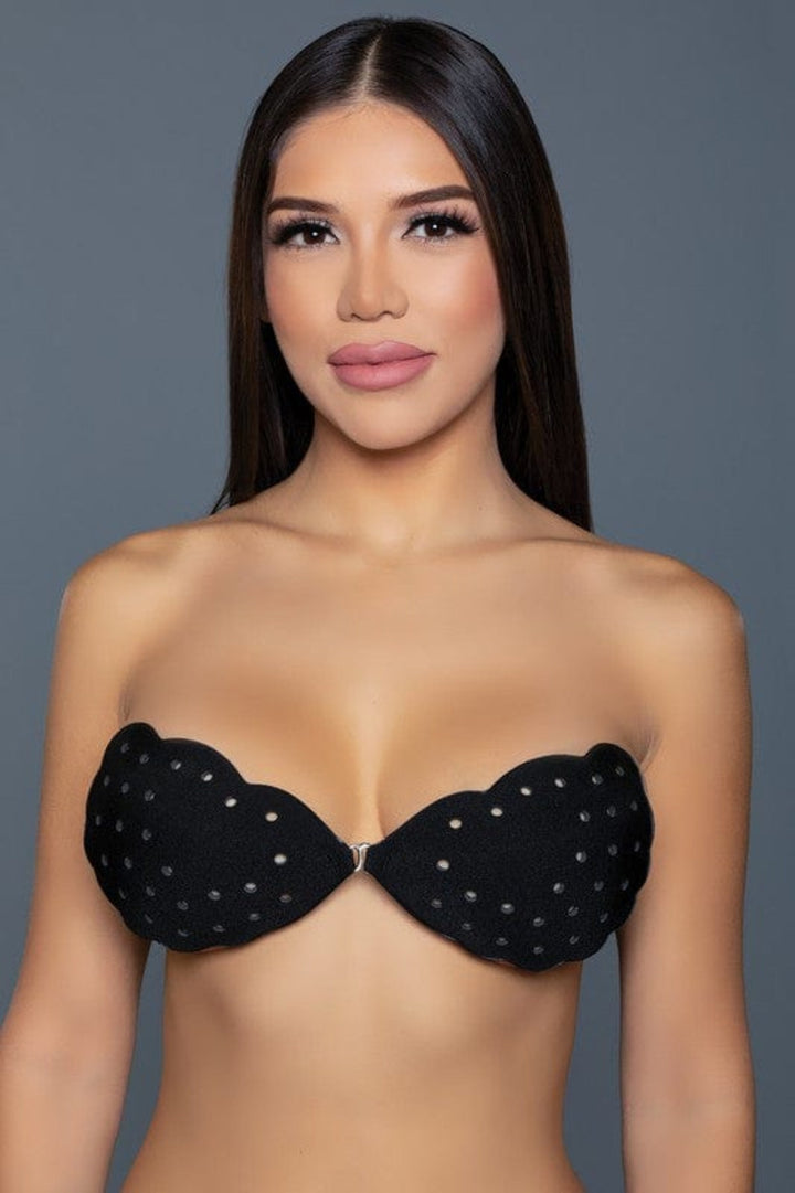 BE WICKED - Scalloped Edge Bra Adhesive - Trendy clothing/underwear & socks/Bras in Black for Women | The802Gypsy