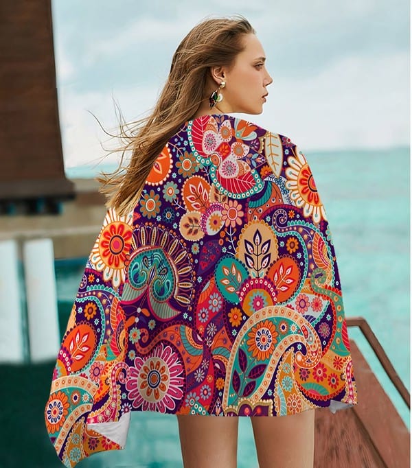 Flex Towel - Trendy BEACH TOWELS in Purple for Women | The802Gypsy