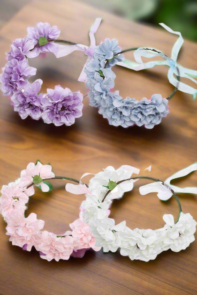 Bella Chic Flower Headband - Trendy Accessories/Hair in White for Women | The802Gypsy
