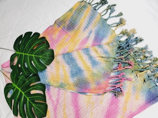 Quick Dry, Sand Proof Cotton Throw Towel - Trendy BEACH TOWELS in Pink for Women | The802Gypsy