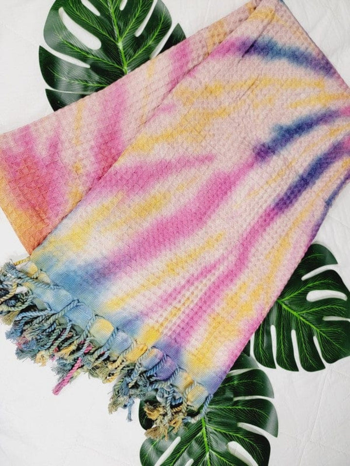 Quick Dry, Sand Proof Cotton Throw Towel - Trendy BEACH TOWELS in Pink for Women | The802Gypsy