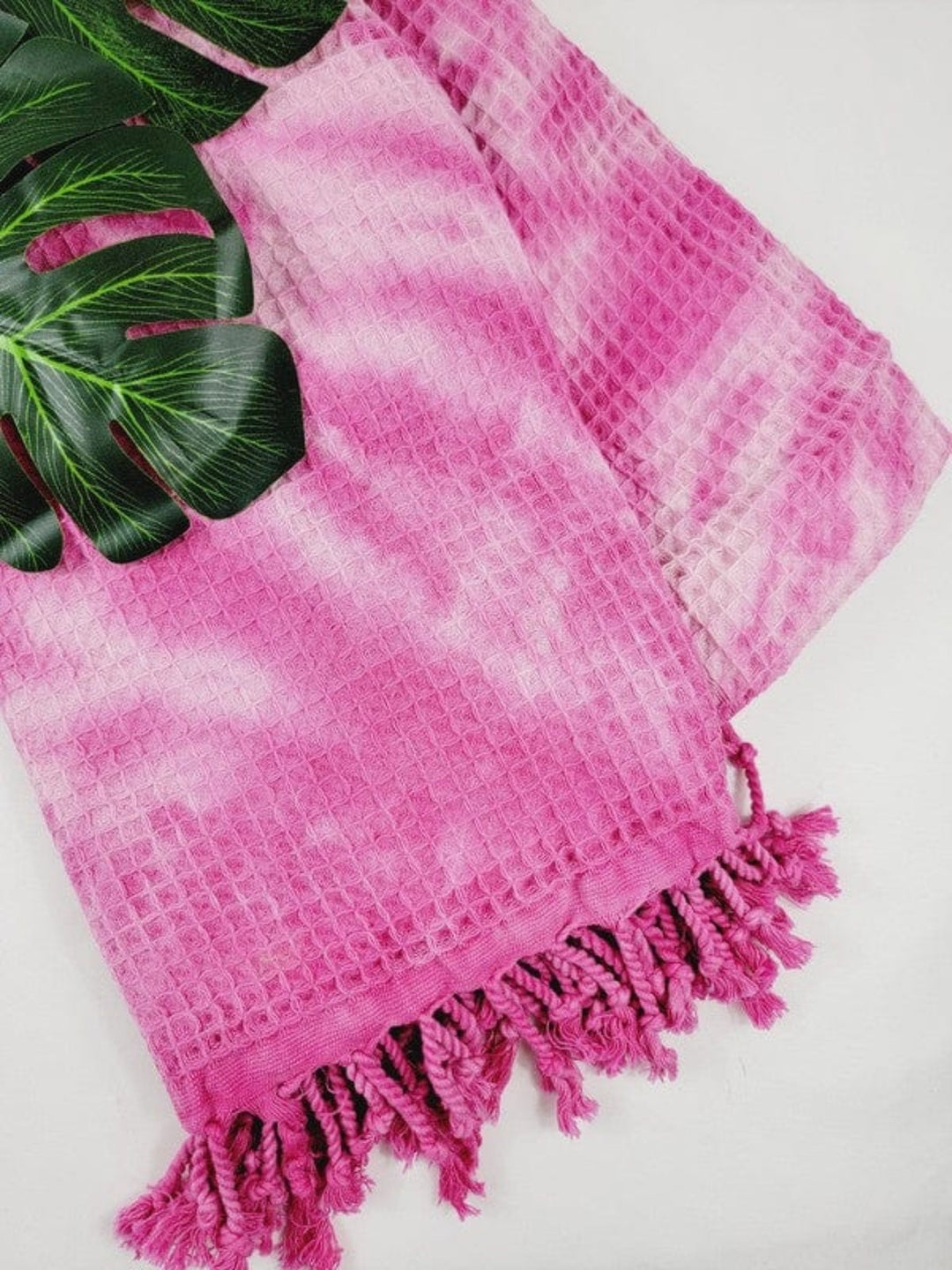 Quick Dry, Sand Proof Cotton Throw Towel - Trendy BEACH TOWELS in PINK for Women | The802Gypsy