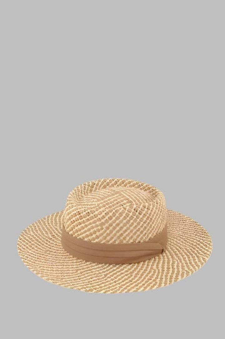 Straw Weave Floppy Brim Sun Hat - Trendy Accessories/Headwear in KHAKI for Women | The802Gypsy