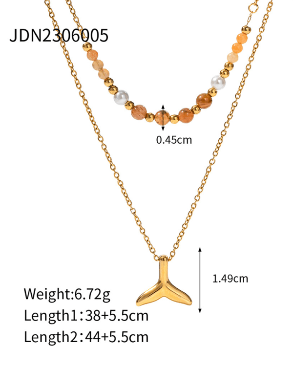Ocean Starfish Shell Necklace - Trendy Accessories/Jewelry in Gold for Women | The802Gypsy