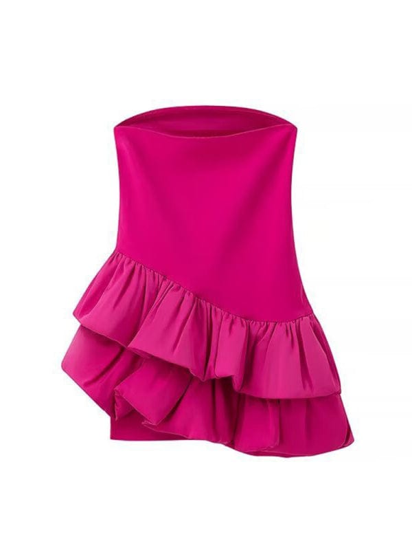 Tube Top Dress - Trendy Dresses/Evening Dresses in Rose for Women | The802Gypsy