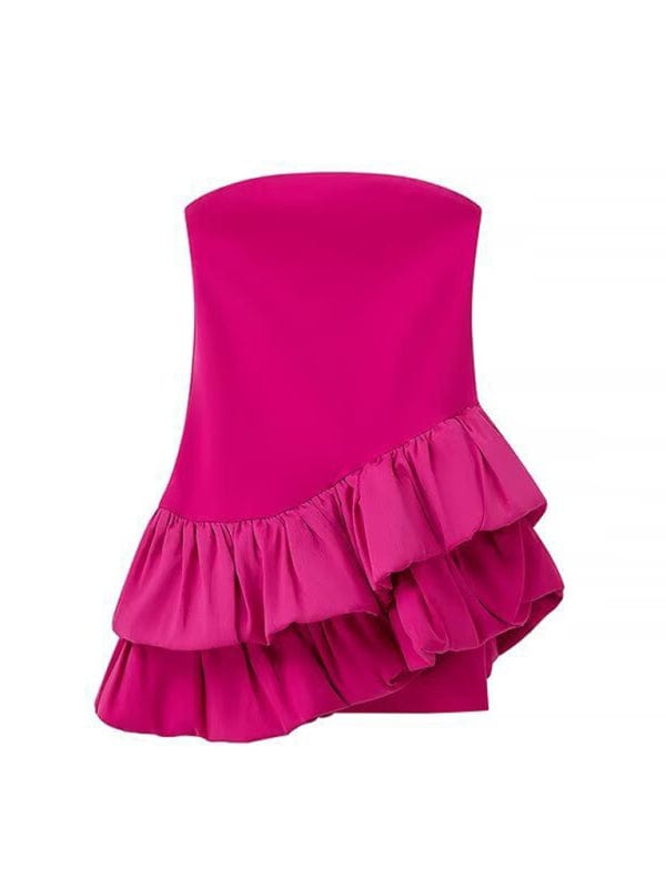 Tube Top Dress - Trendy Dresses/Evening Dresses in Rose for Women | The802Gypsy