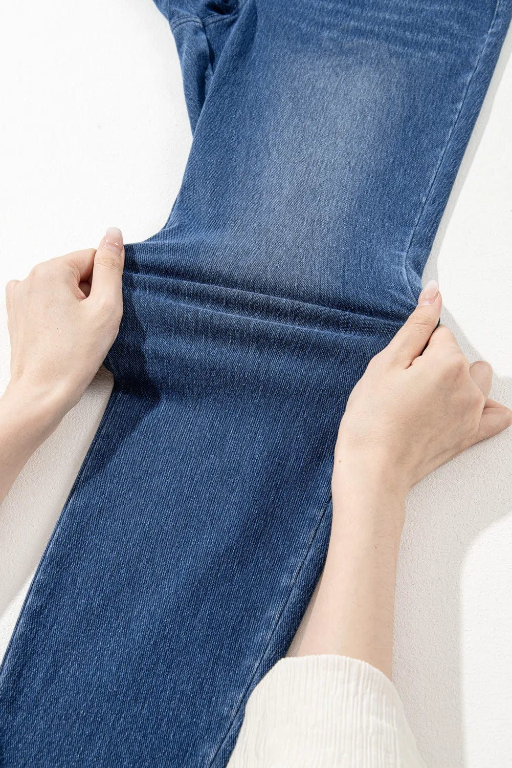 High Waist Skinny Jeans - Trendy Bottoms/Jeans in Medium Denim for Women | The802Gypsy