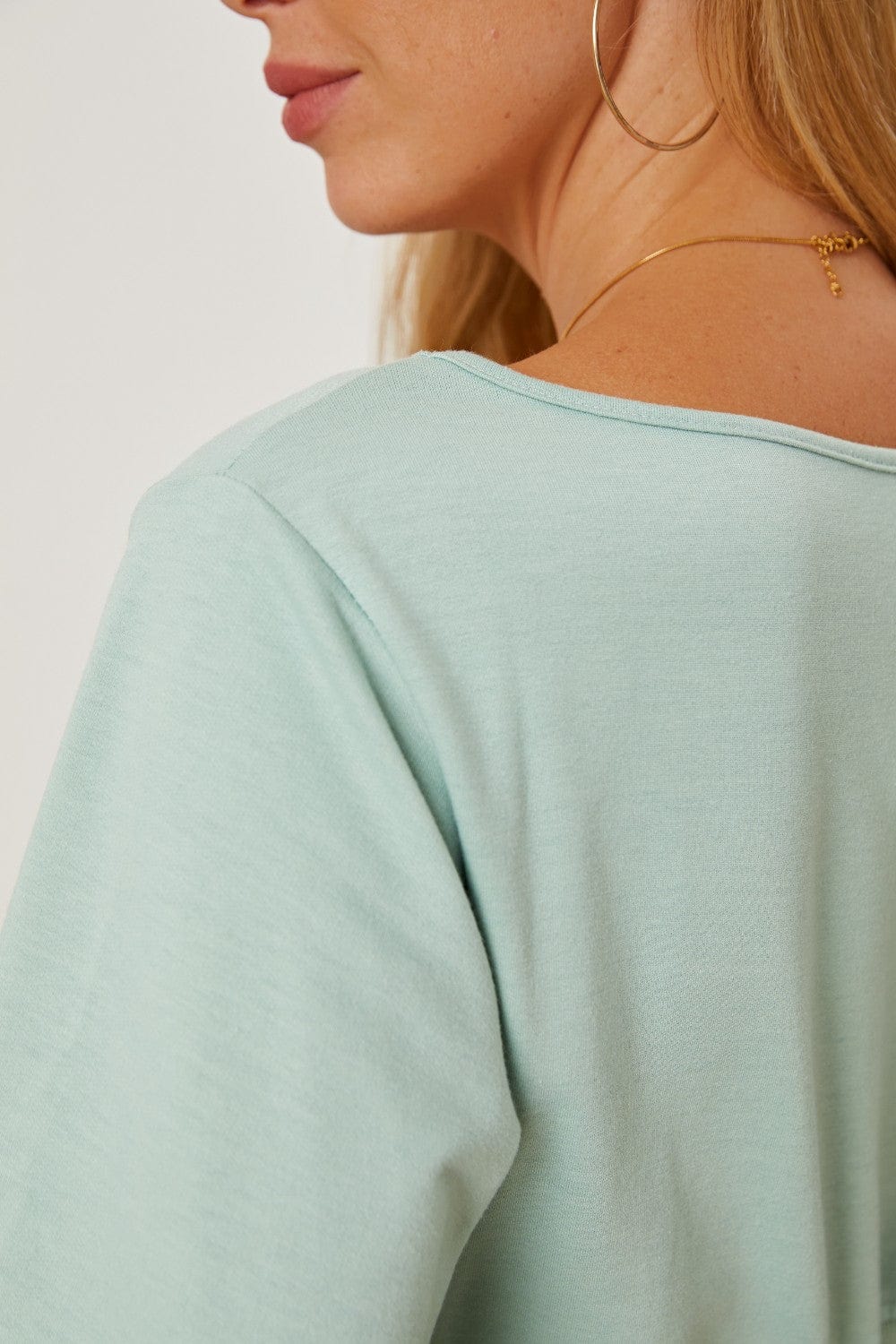 Lantern Sleeve Blouse - Trendy Tops/Blouses & Shirts in SAGE for Women | The802Gypsy
