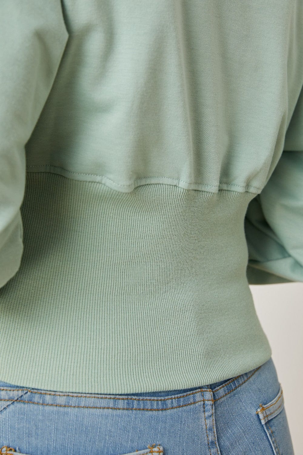 Lantern Sleeve Blouse - Trendy Tops/Blouses & Shirts in SAGE for Women | The802Gypsy