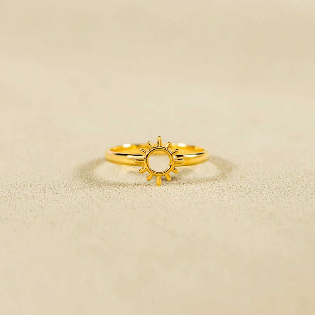 Sun Shape 18K Gold - Plated Ring - Trendy Accessories/Jewelry in Gold for Women | The802Gypsy