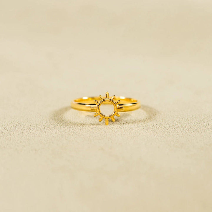 Sun Shape 18K Gold - Plated Ring - Trendy Accessories/Jewelry in Gold for Women | The802Gypsy