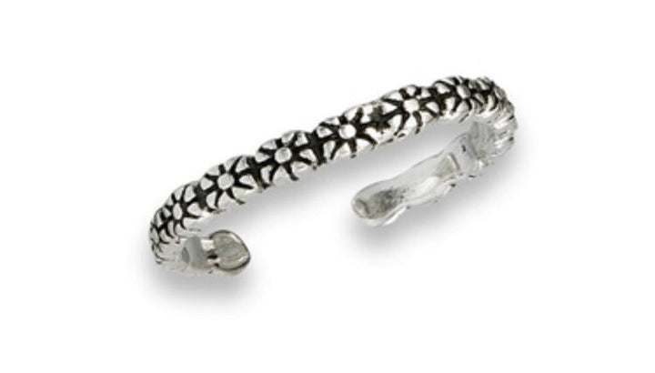 Forever Flowers Sterling Silver Toe Ring - Trendy jewelry in Silver for Women | The802Gypsy