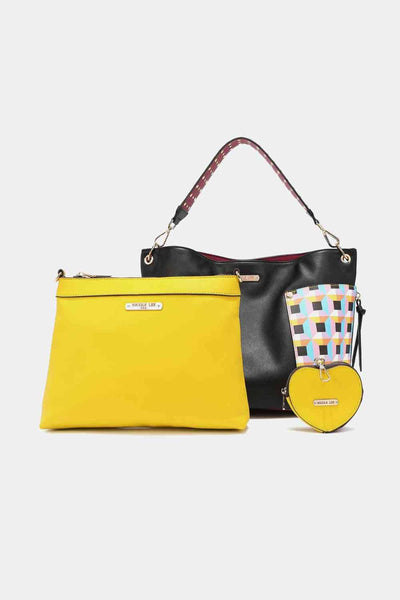 The802Gypsy Handbags, Wallets & Cases Black / One Size GYPSY-Nicole Lee USA-3-Piece Handbag Set