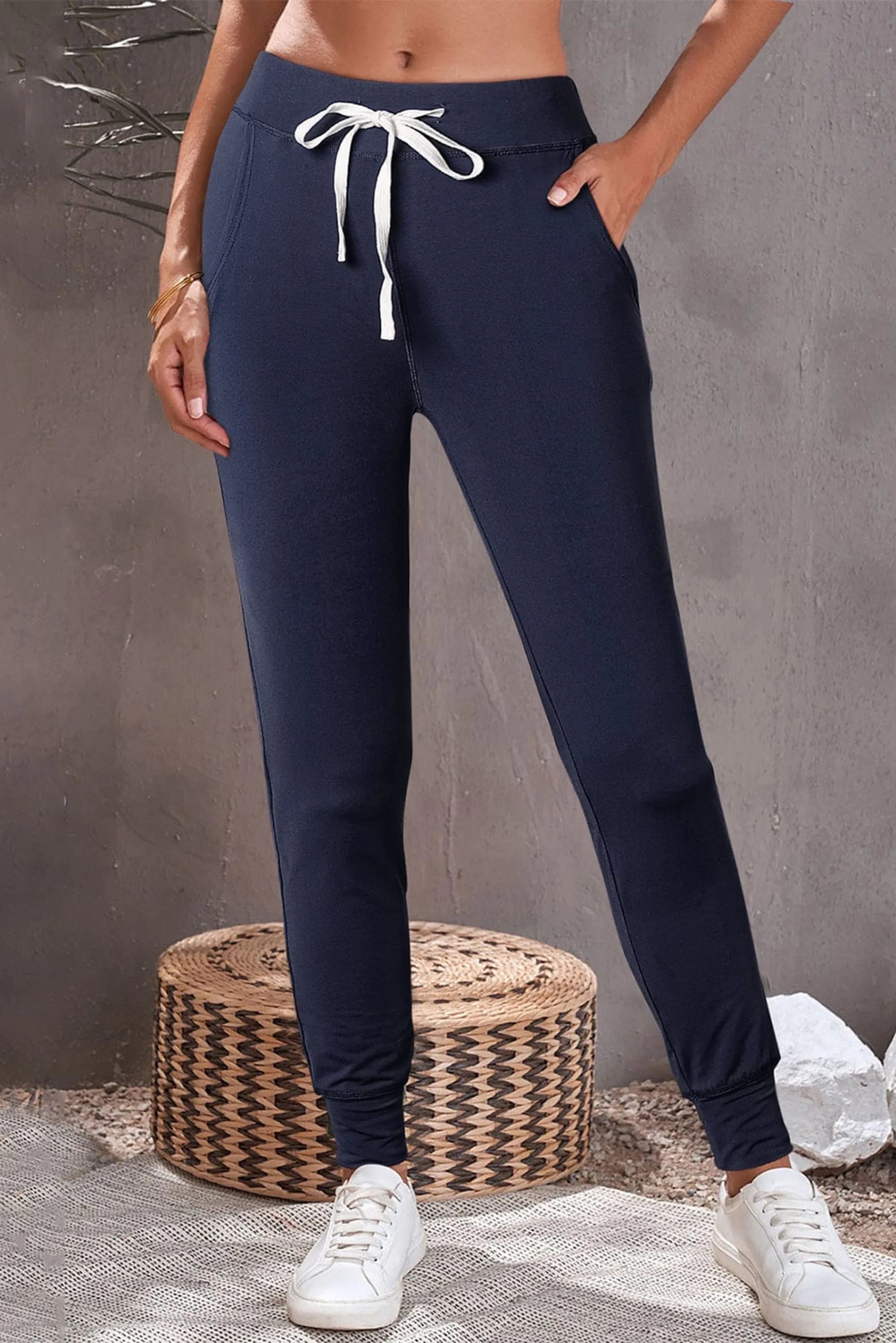 Women’s sweatpants and joggers collection featuring stylish and comfortable loungewear for casual outings and workouts.