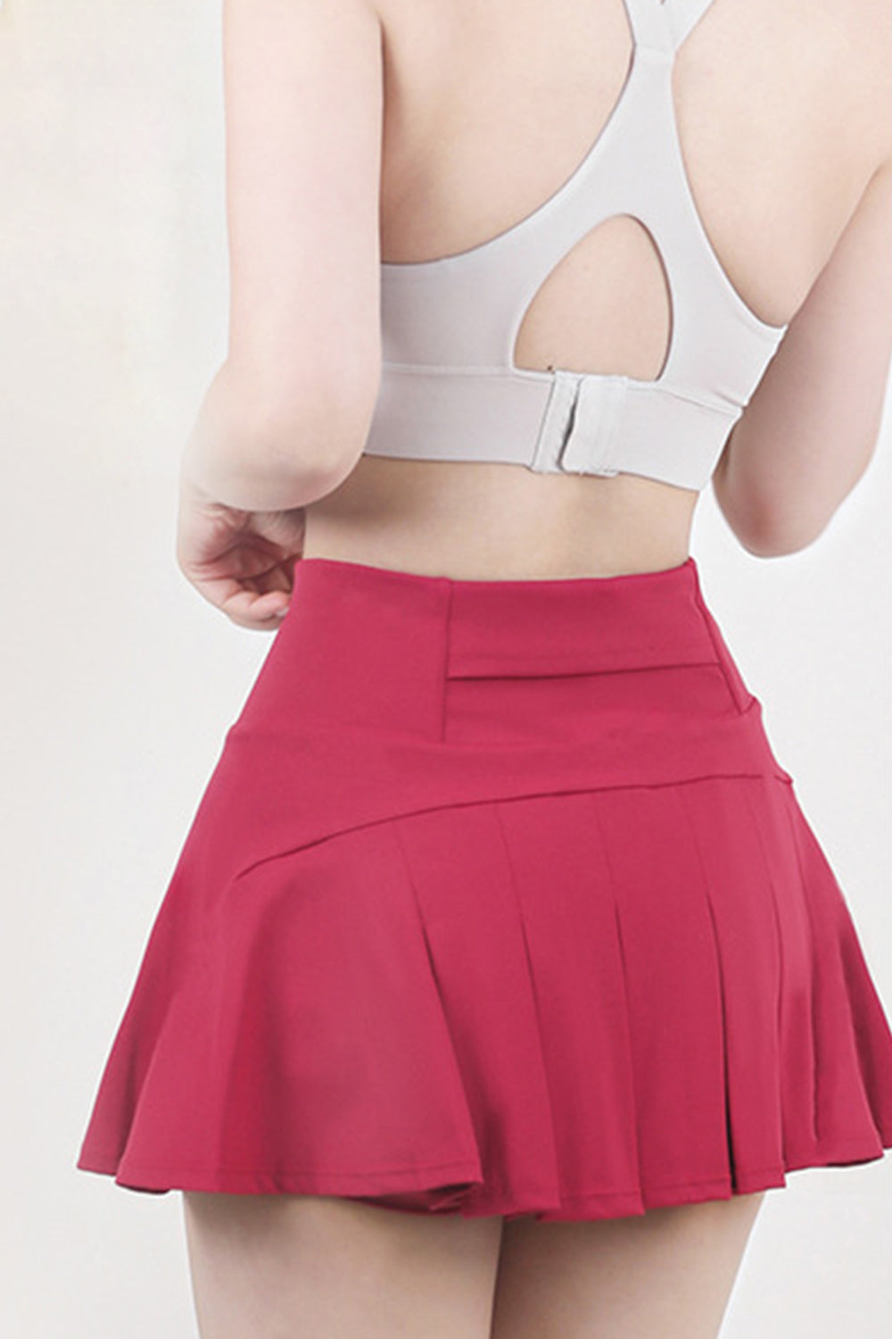 GYPSY-High Waist Pleated Active Skirt