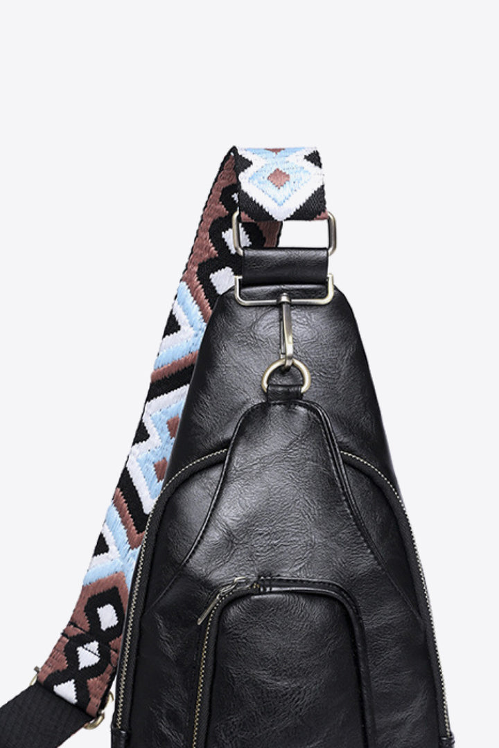 GYPSY-Adored-Take A Trip PU Leather Sling Bag