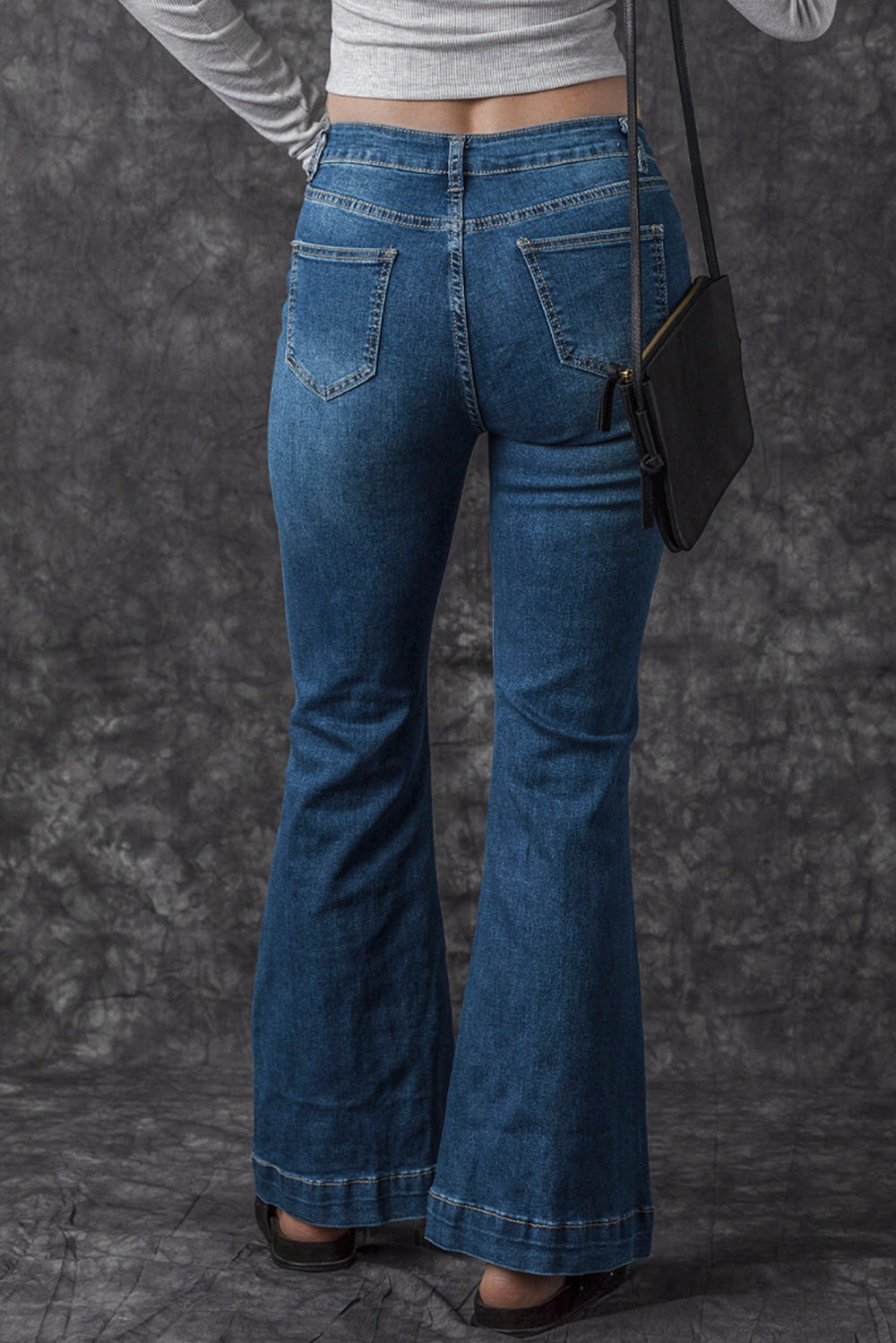 TRAVELING GYPSY-High Waist Flare Jeans - The802Gypsy 