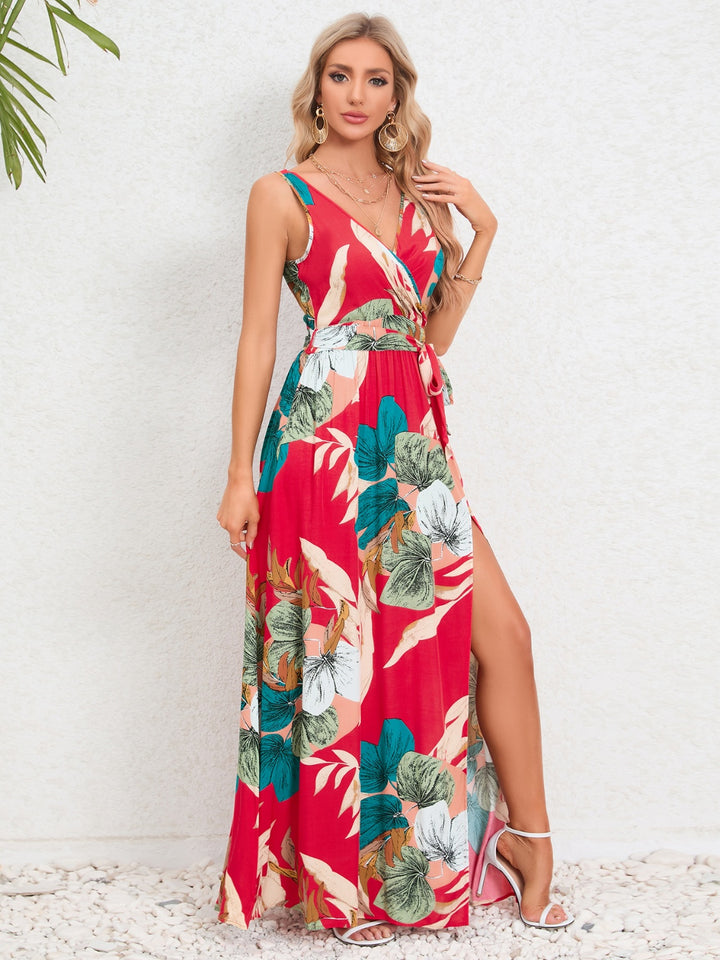 GYPSY-Floral Maxi With Side Slit