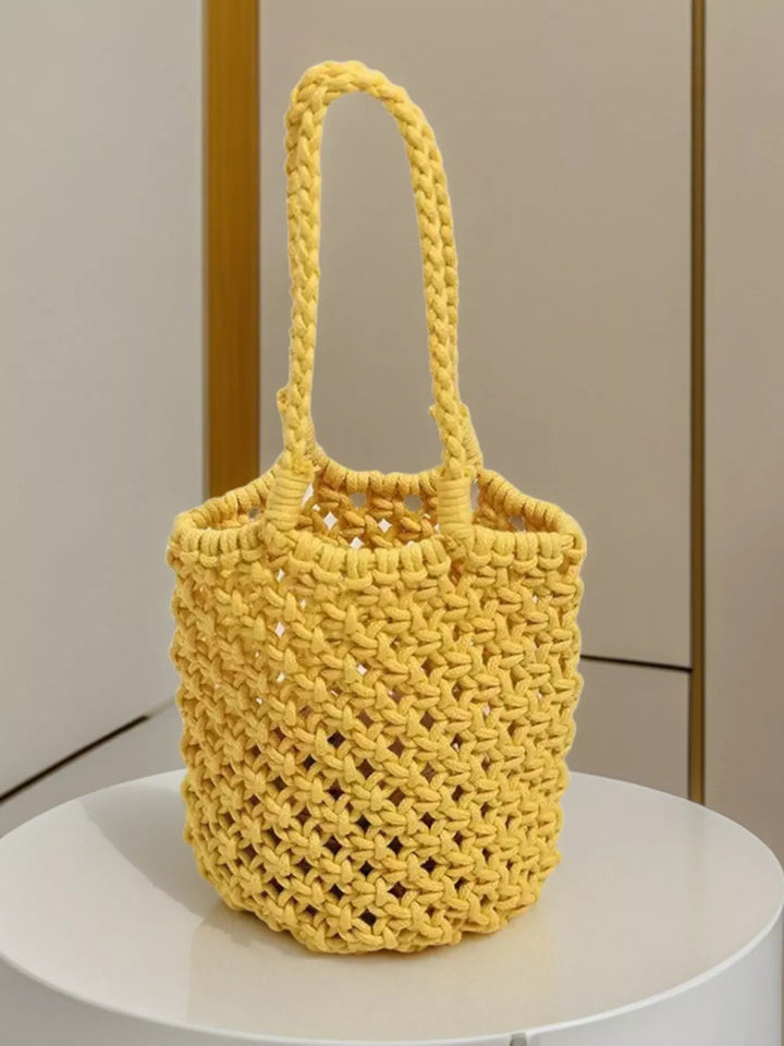 Handmade Crochet Handbag - Trendy Accessories/Handbags in Gold for Women | The802Gypsy