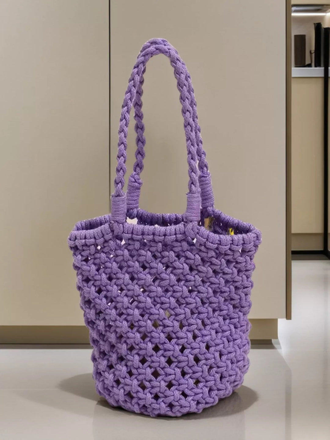 Handmade Crochet Handbag - Trendy Accessories/Handbags in Purple for Women | The802Gypsy