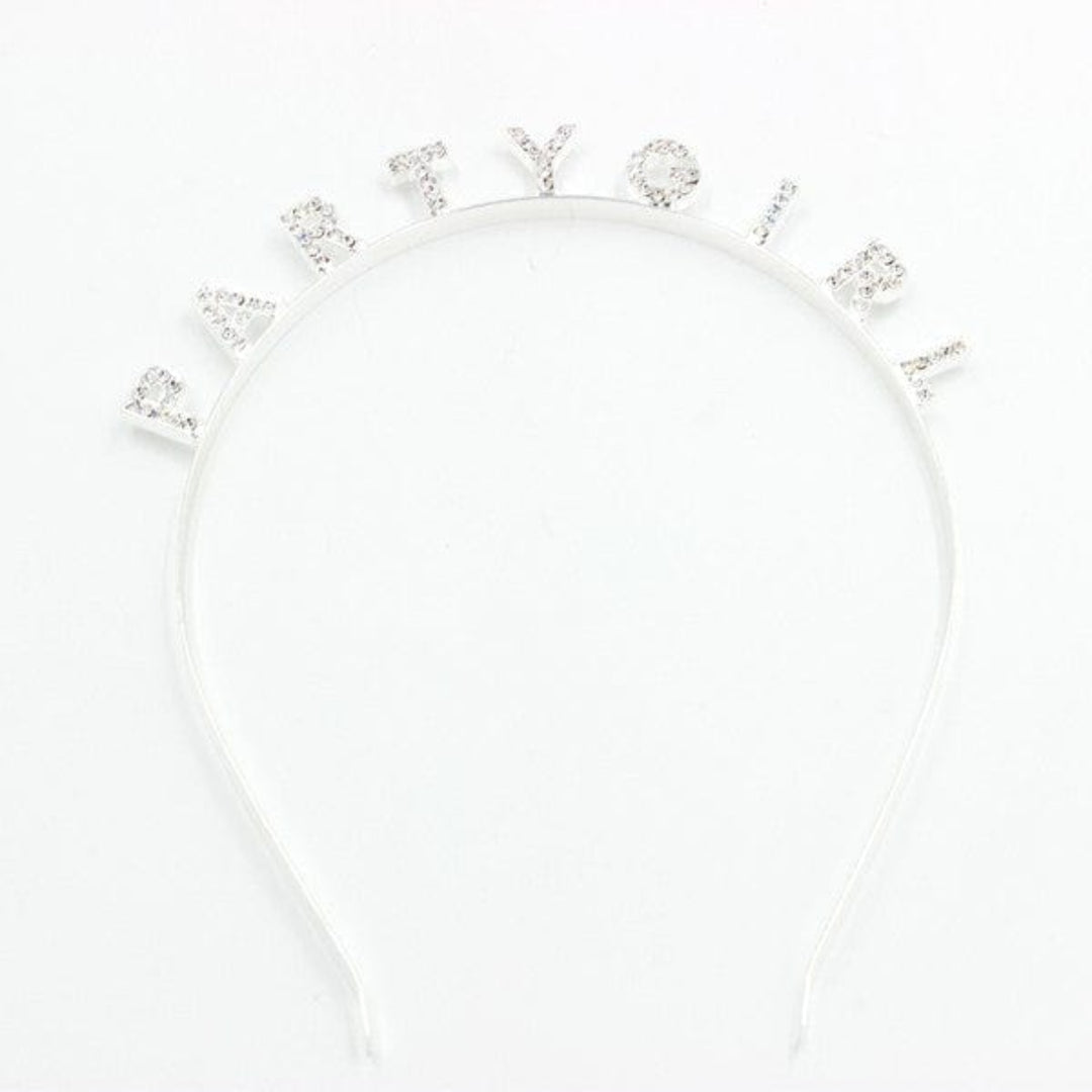 Bella Chic SILVER/SVCL / Os ❤️GYPSY FOX-PARTY GIRL RHINESTONE HEADBAND