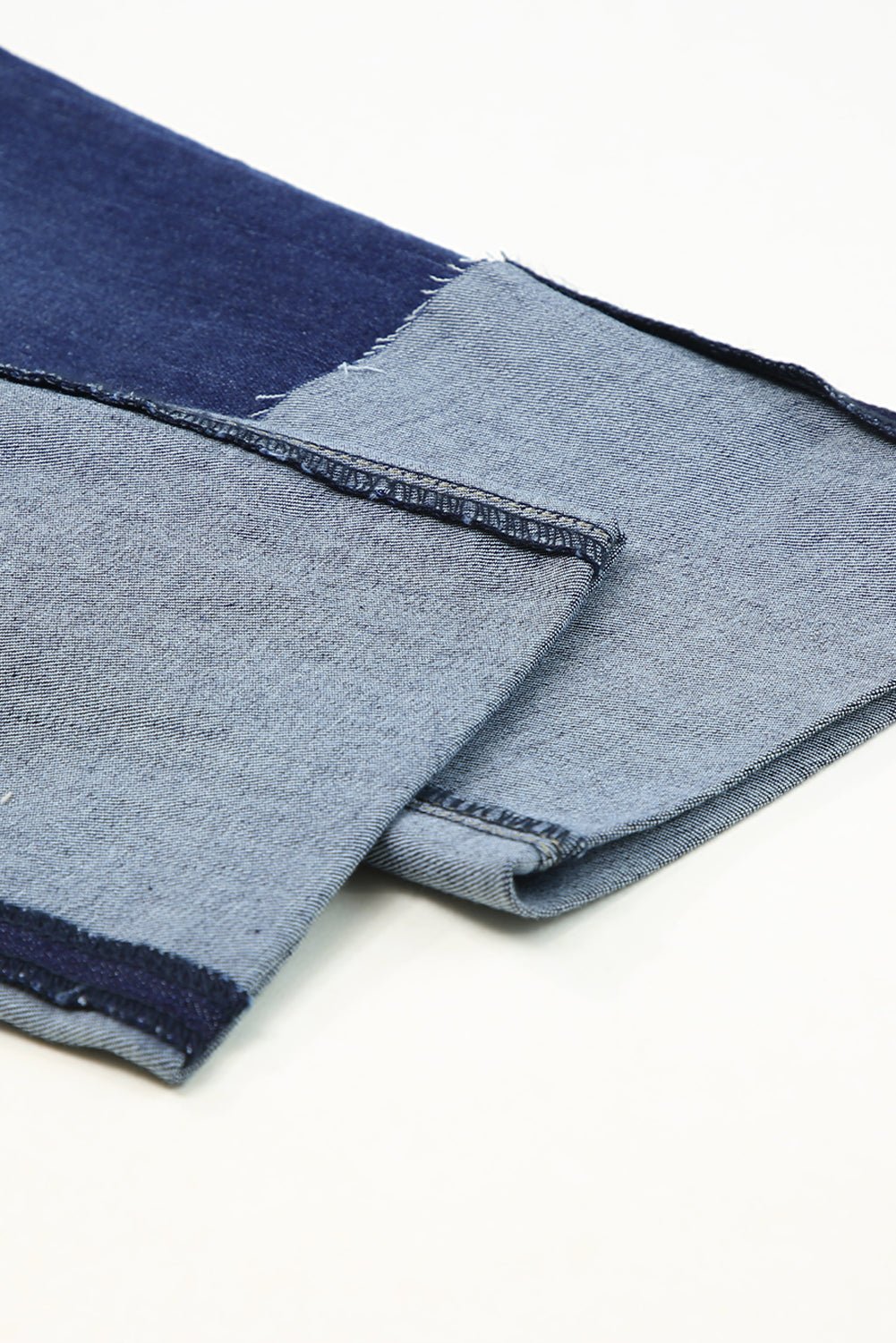 High Waist Distressed Straight Leg Jeans - Trendy Bottoms/Jeans in Blue - 2 for Women | The802Gypsy