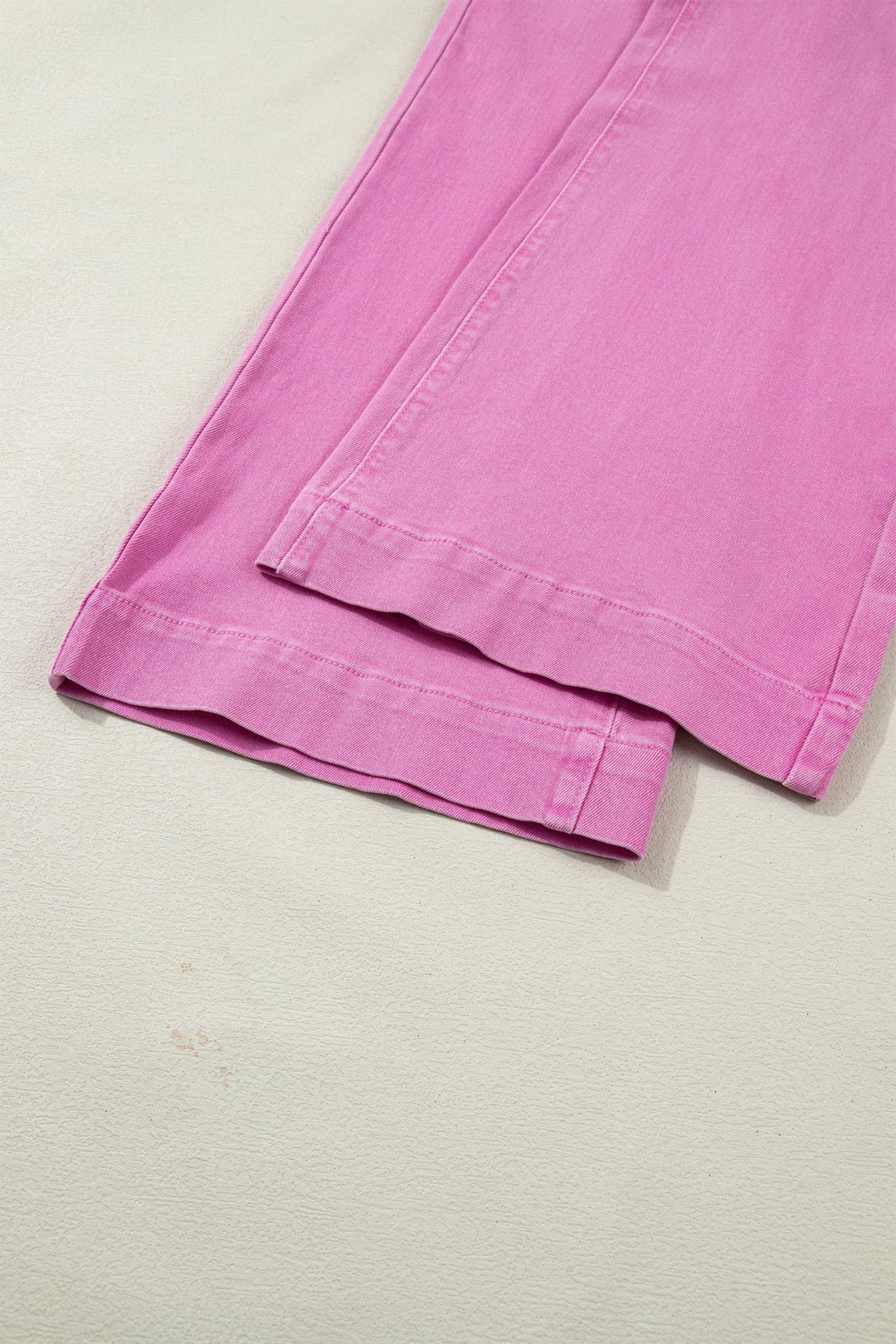 2 - Button High Waist Flared Bottom Jeans - Trendy Bottoms/Jeans in Bonbon for Women | The802Gypsy