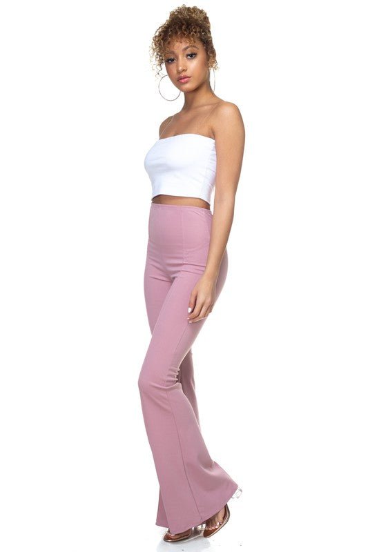 Retro Flare Bell - Bottom Women’s Dress Pants - Trendy Bottoms/Pants in Lilac for Women | The802Gypsy