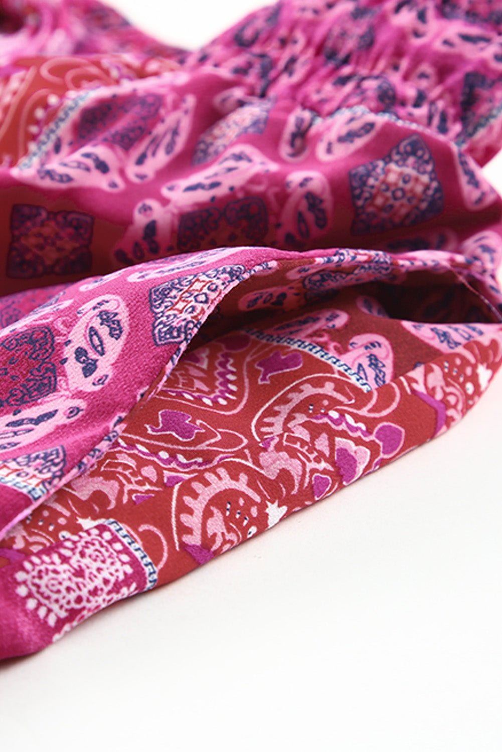 Paisley Print Pocketed Tiered Maxi Skirt - Trendy Bottoms/Skirts in Purple for Women | The802Gypsy