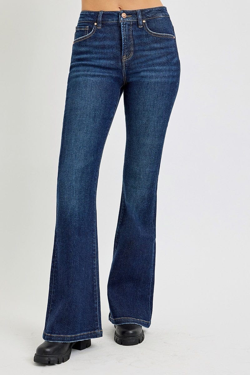 ❤️GYPSY-RISEN-High Rise Flare Jeans with Pockets