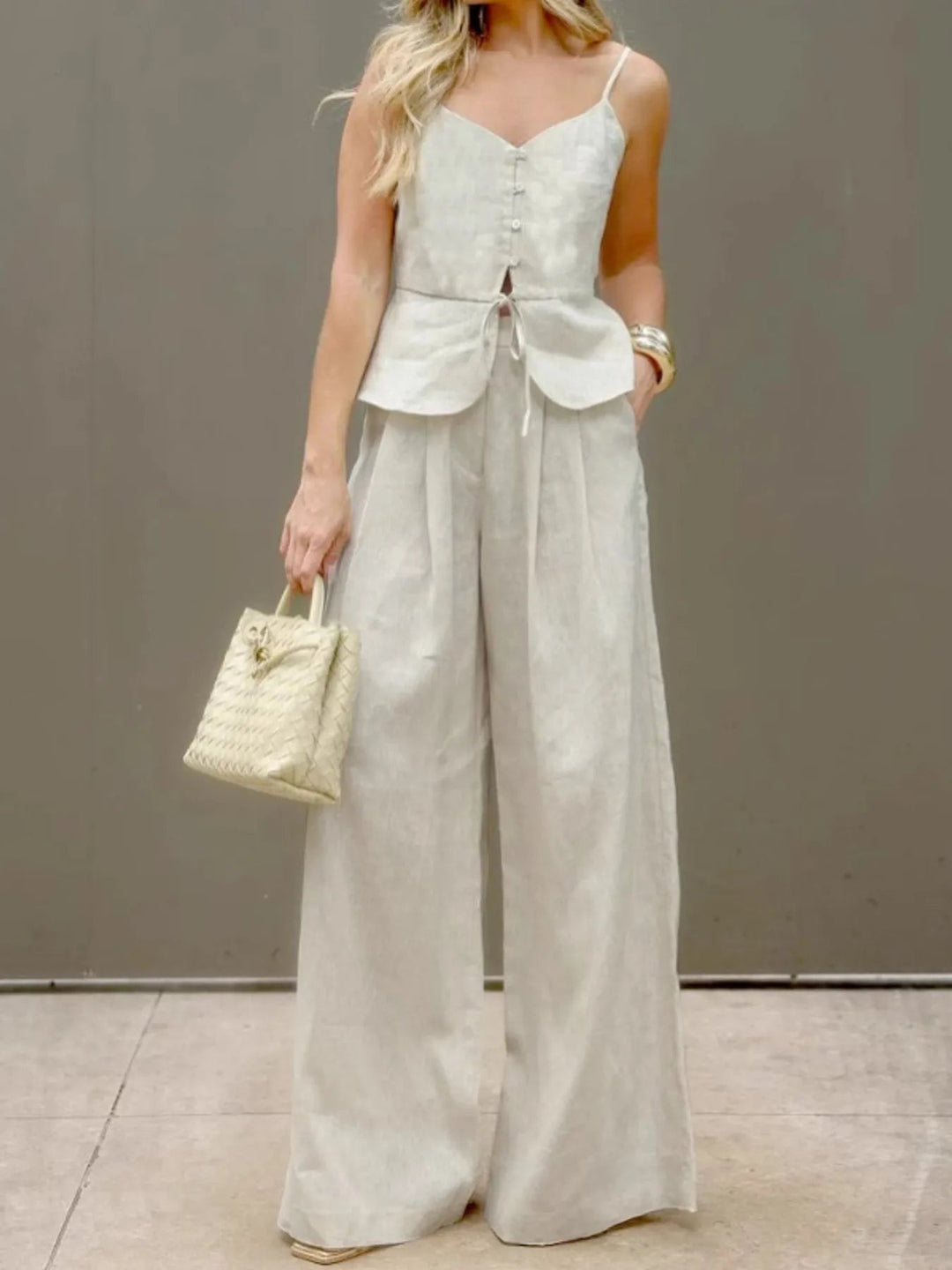 Beige Clothing/Outfit Sets with S