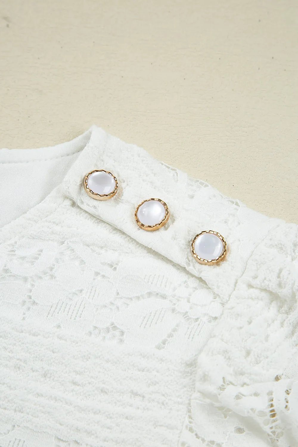 Lace Long Sleeve Mini Dress - Trendy Dress/ Lace Dress in White for Women | The802Gypsy