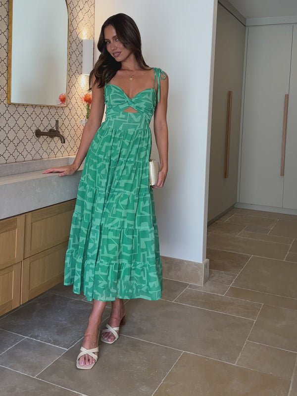 Green Dress/Beach Dress with S
