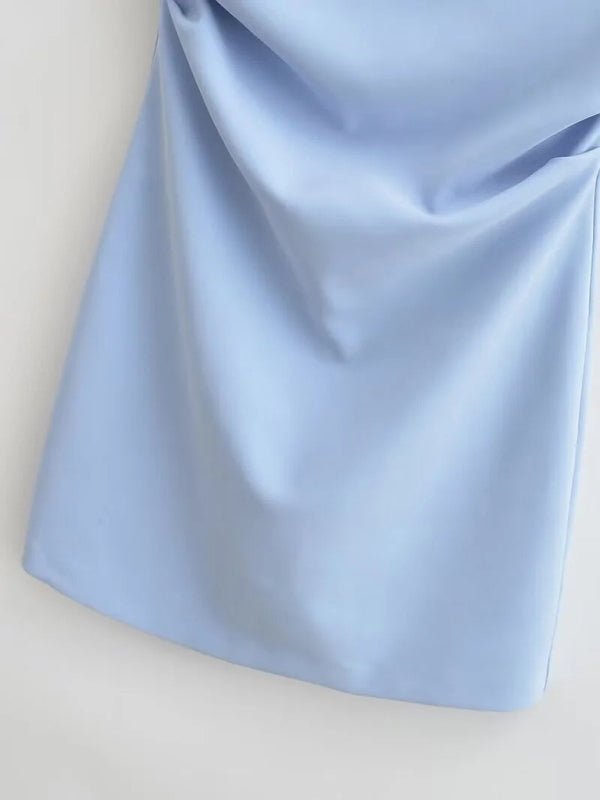 Clear blue Dress/Mini Dress with S