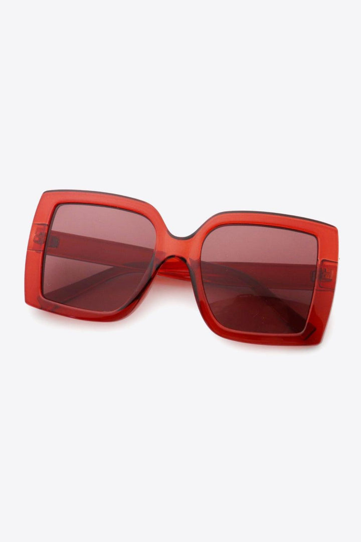 Deep Red Accessories/Sunglasses with One Size