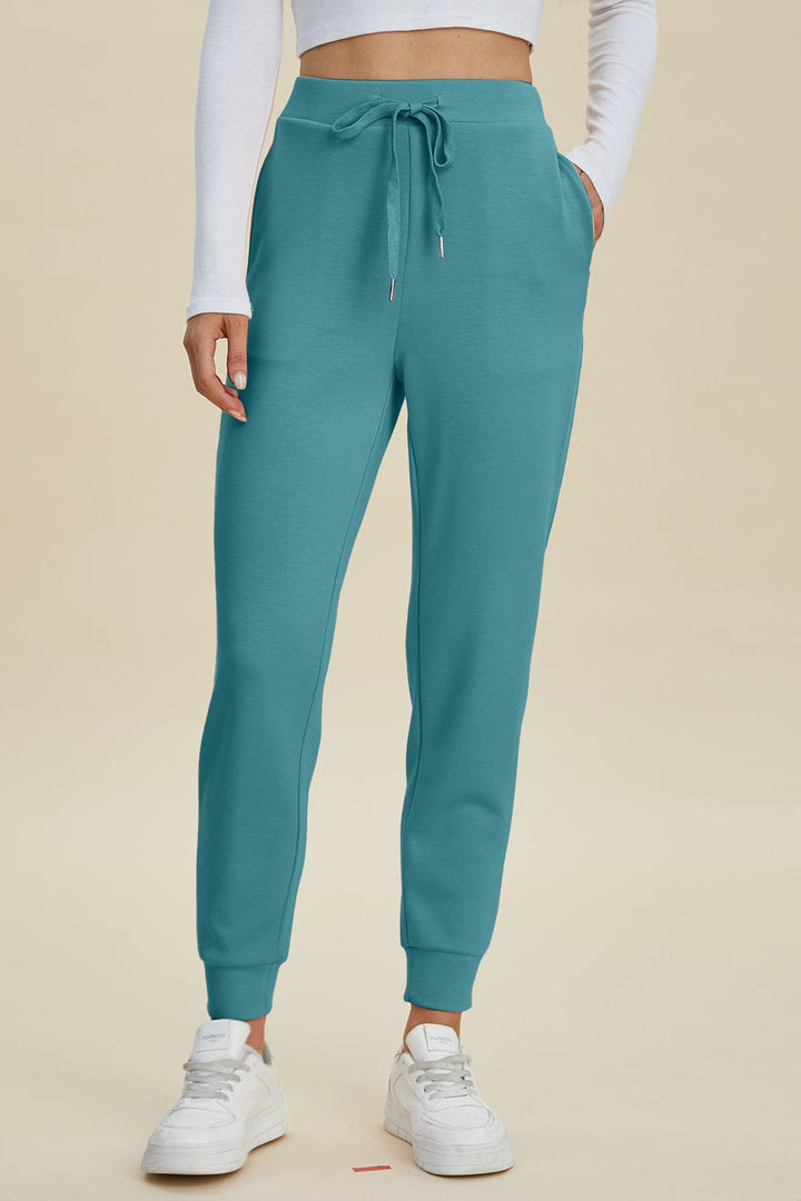 Teal Blue Bottoms/Pants with S