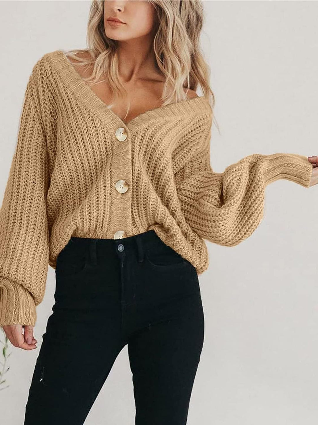 Dark Tan Sweaters & Cardigans/Sweater with S