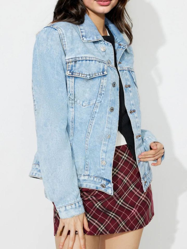 Light Denim coats and jackets/Denim Jacket with XS