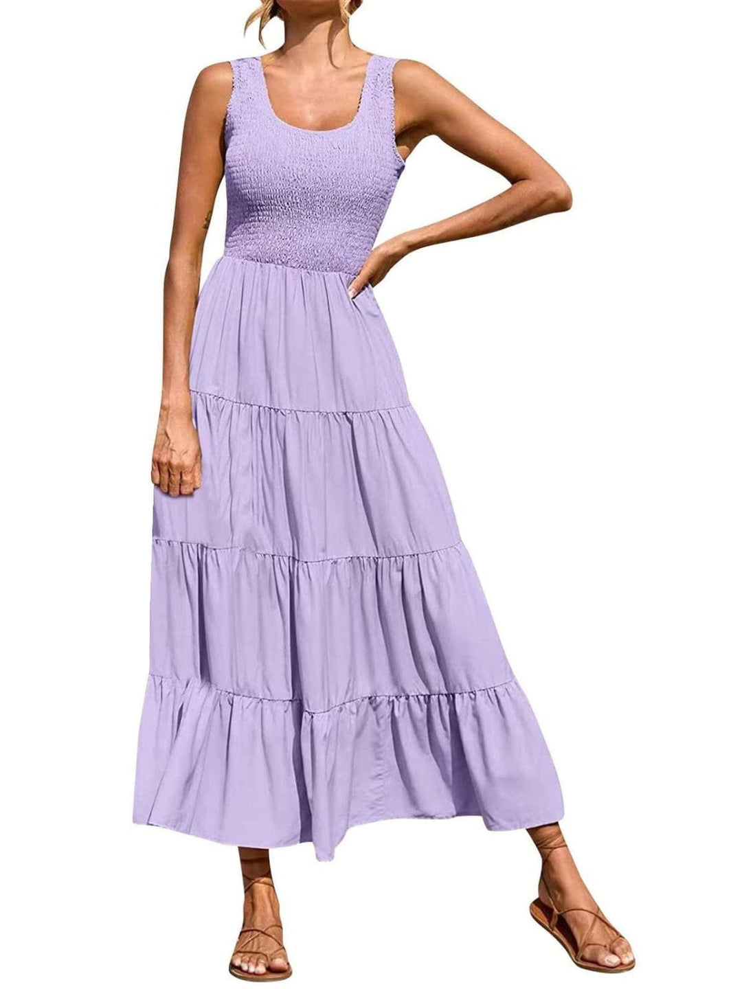 Lavender Dresses/Casual with S