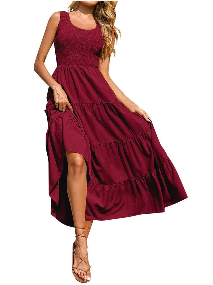 Wine Dresses/Casual with S