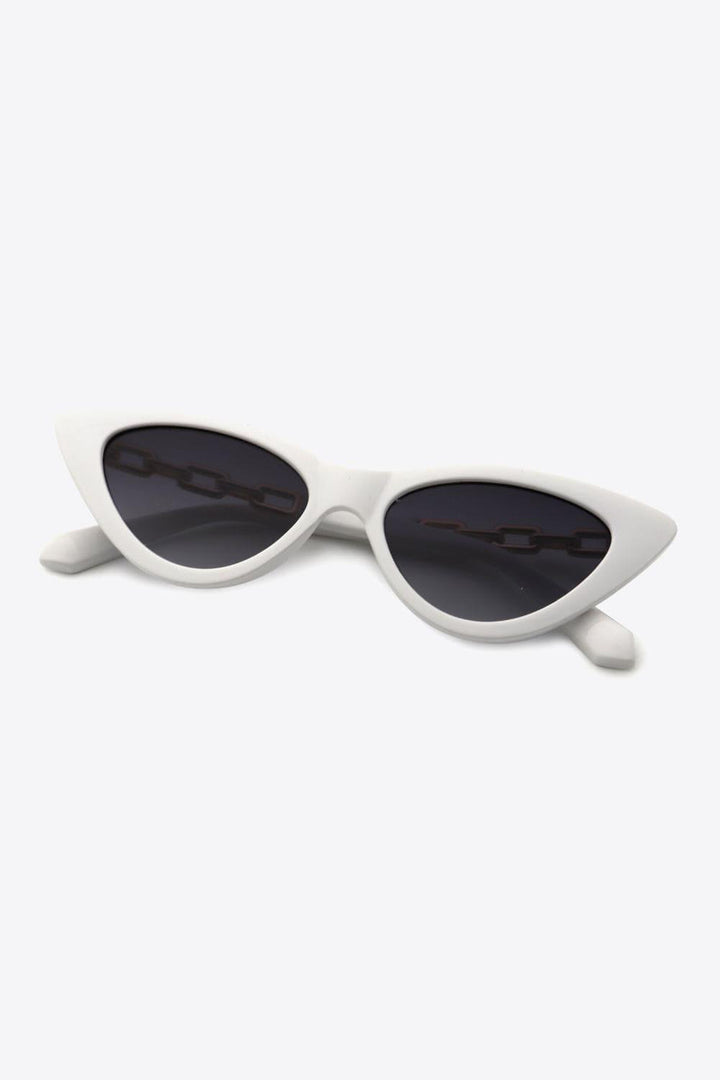 Trendsi sunglasses Chain Detail Cat-Eye Sunglasses