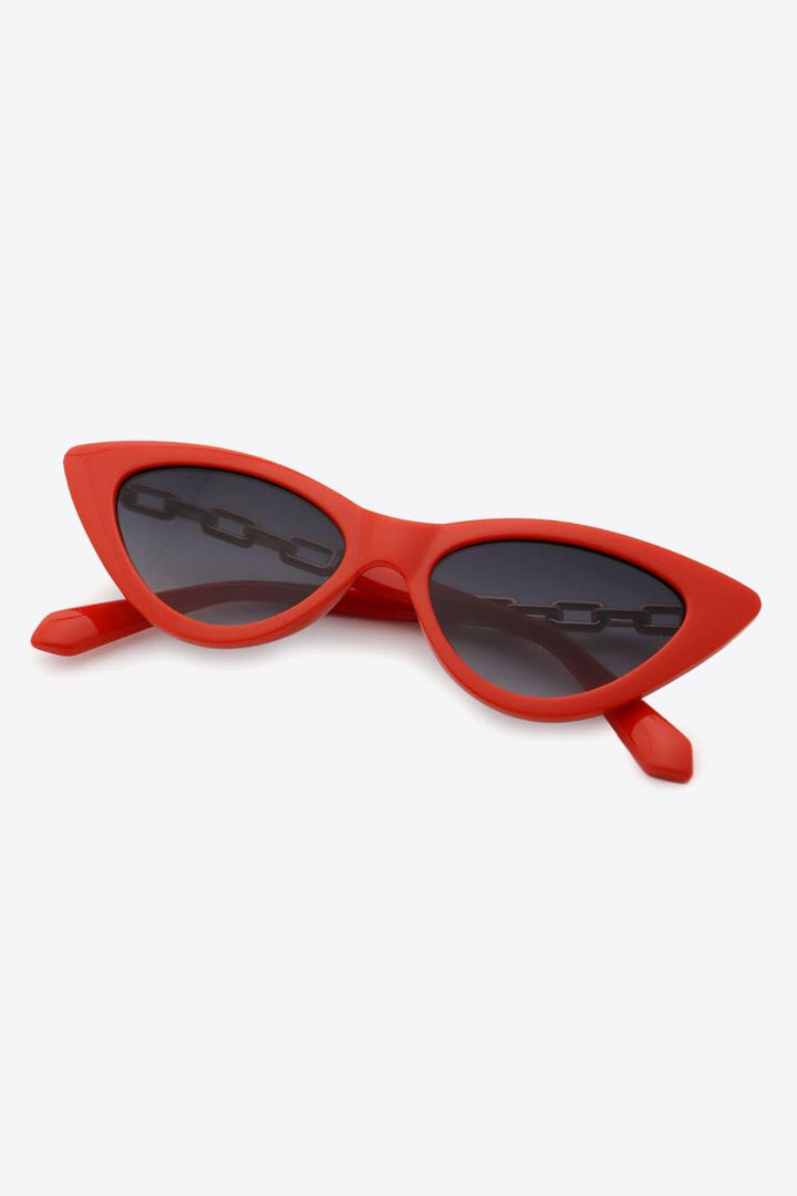 Trendsi sunglasses Chain Detail Cat-Eye Sunglasses
