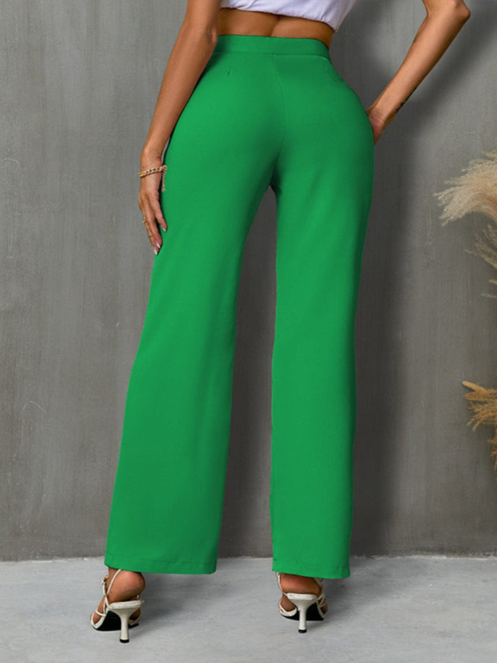Green Bottoms/Pants & Culotte with S