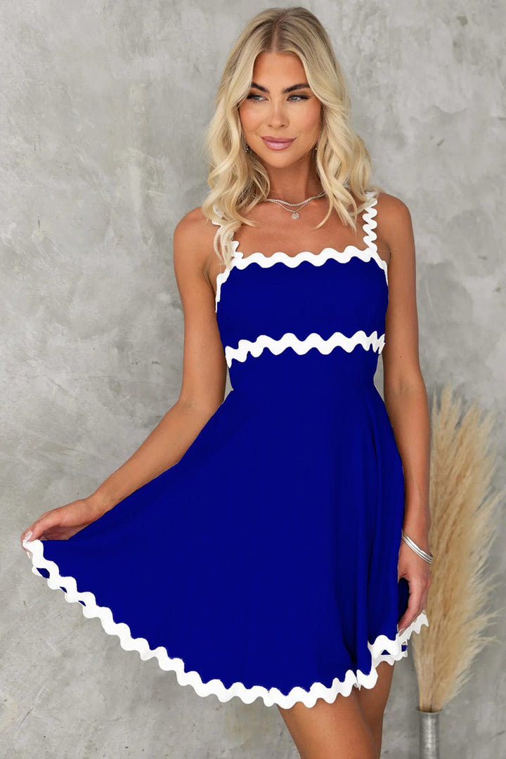 Blue Dresses/Casual with S