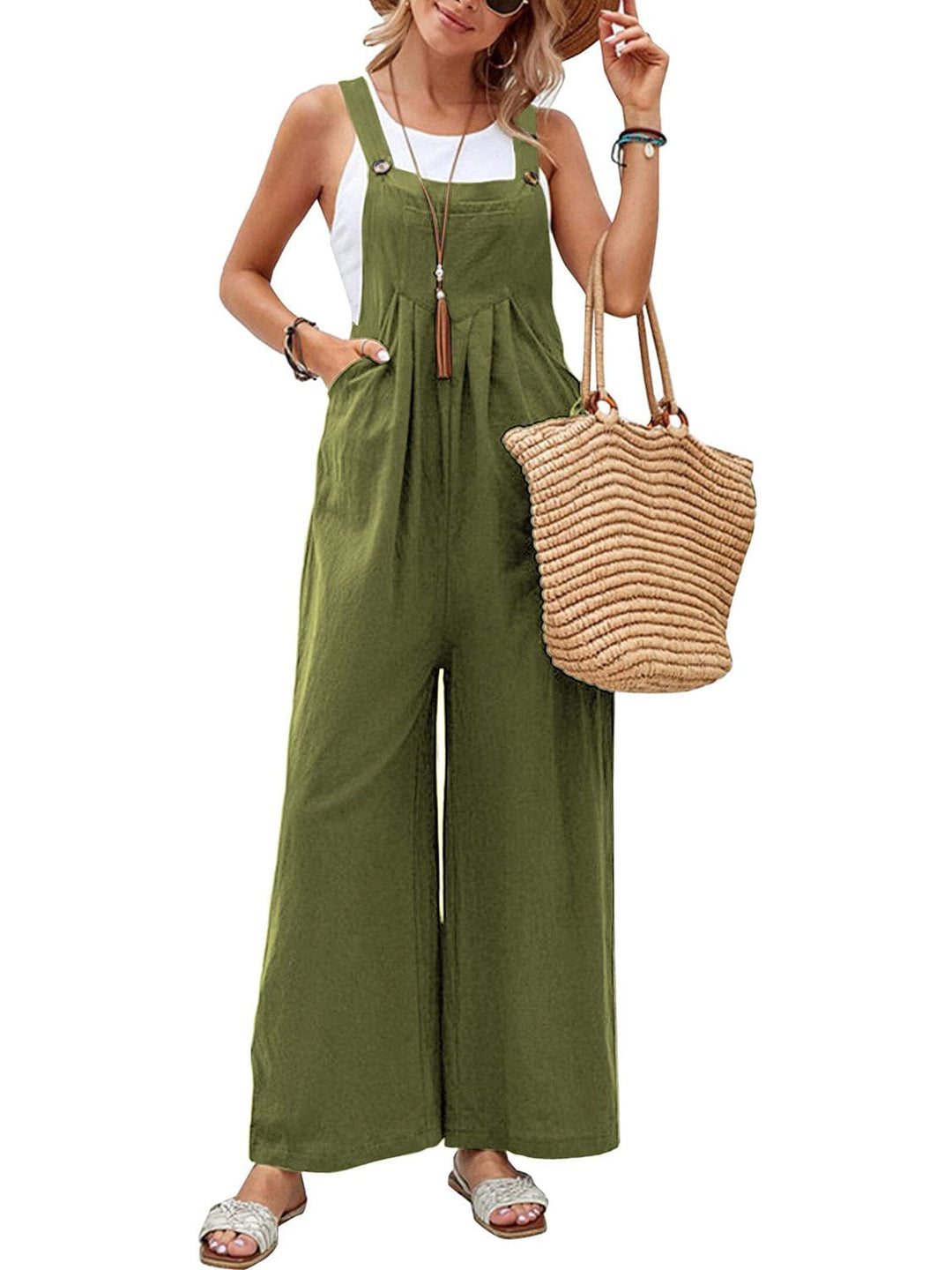 Green One - Piece/Overalls with S