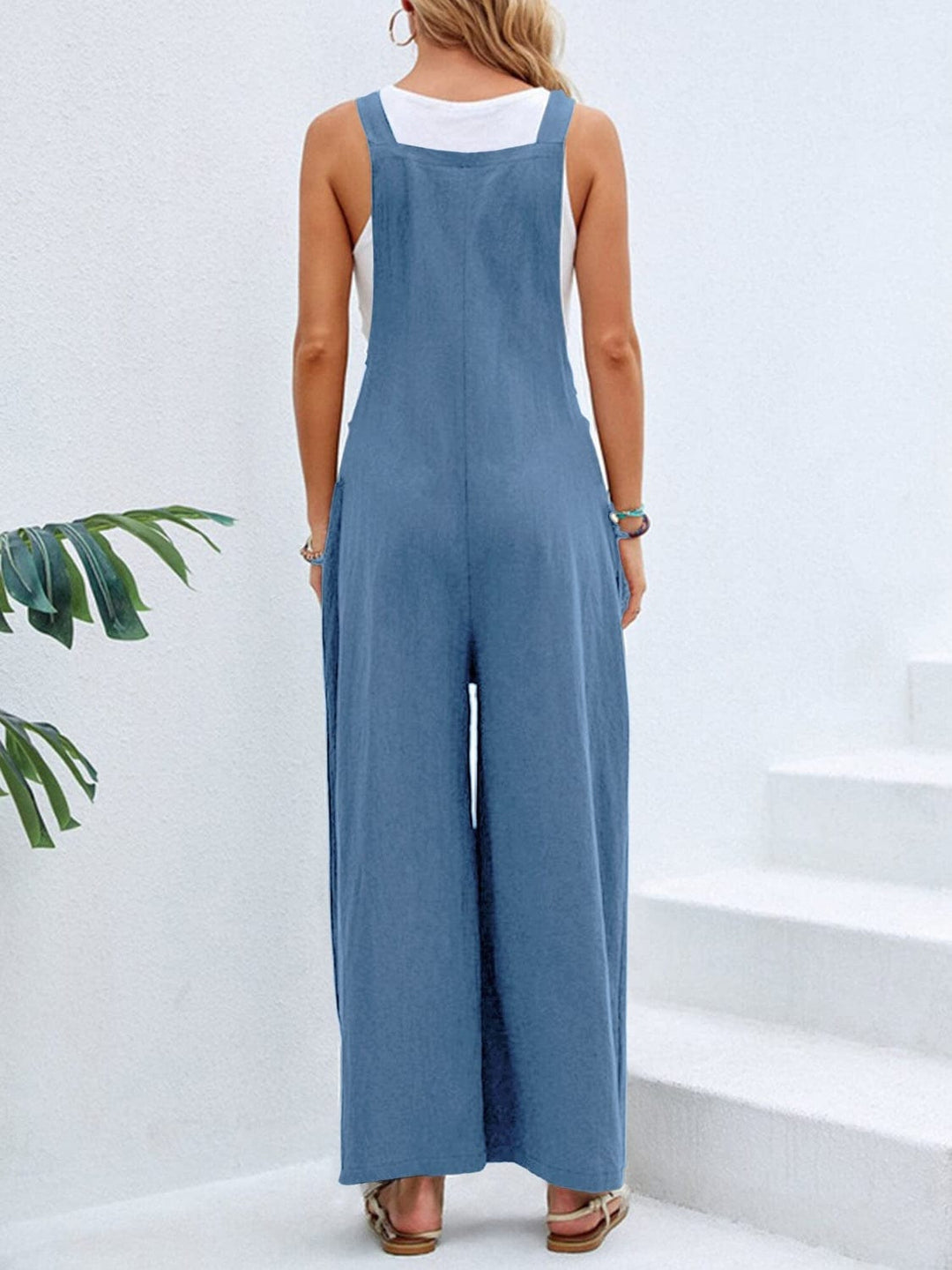 Blue One - Piece/Overalls with S